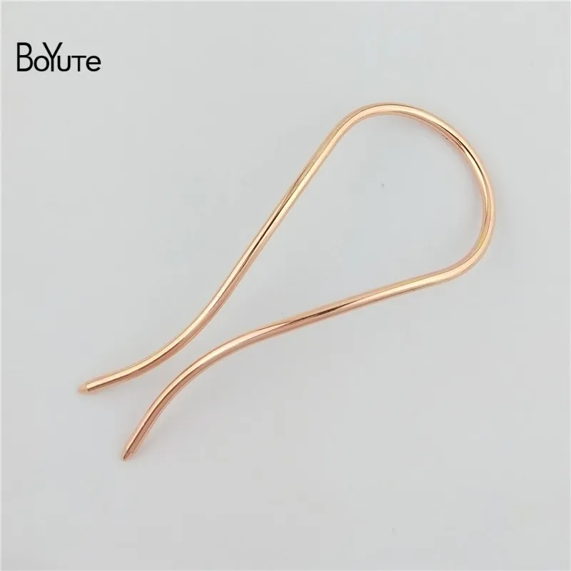 BoYuTe 1 Piece 1003MM Metal Brass Arch Hair Stick Diy Hand Made Hair Jewelry Accessories 7 Colors (13)