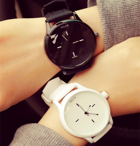 Original Miler Brand Watch 2019 Fashion Soft Silicone Strap Jelly Quartz Wristwatch For Women Ladies Lovers Mujer Relojes huismerk kopen in de aanbieding