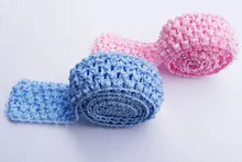 1.5 Inch Wide Crochet Headband Elastic Bands 1 Meter For Tutu Skirts Hair Bands Crochet Elastic Waistband By The Meter