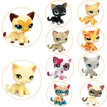 original font b pet b font shop lps toys old rare short hair standing kitty pink