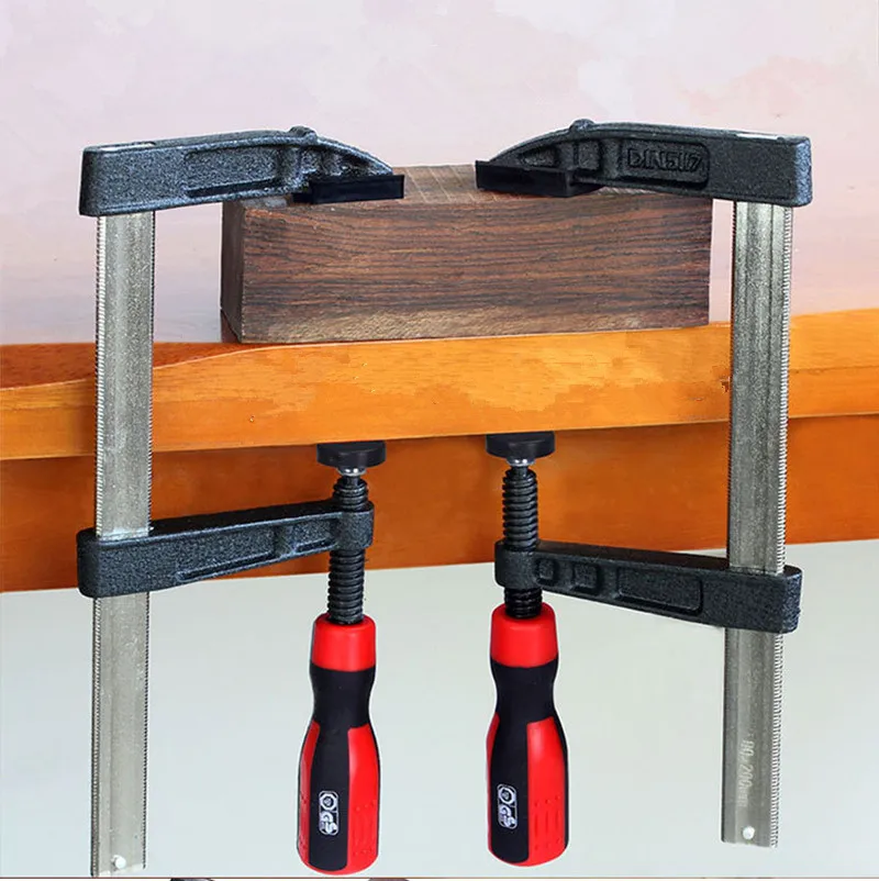 Heavy Duty F-Clamp Bar Clamp for Woodworking Wood Clamping Carpenter Tool 