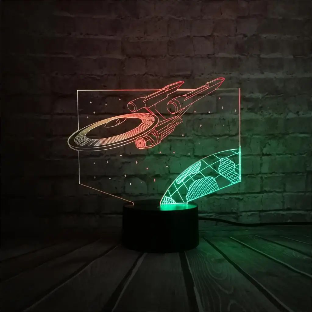 Цветная 3d лампа с героями мультфильмов светодиодная для домашнего декора ночник