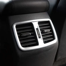 For Hyundai Tucson 2016 2017 ABS Matte Rear Seat Air Vent Cover Surround Trim Air Condition Cover Decoration Frame Car Styling