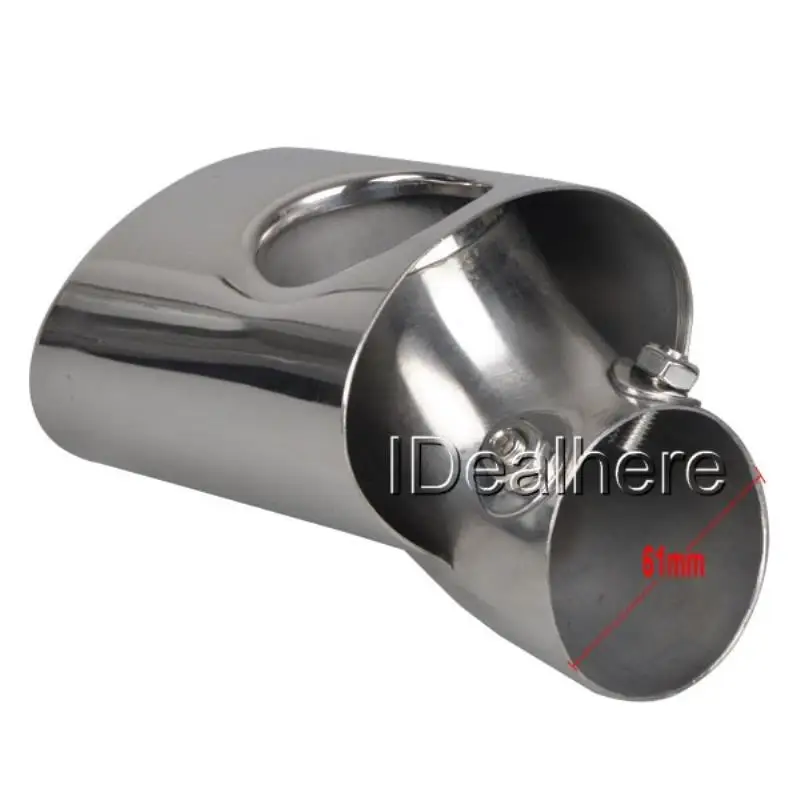 

MAYITR High Quality Stainless Steel Car Exhaust Tip Extension Tail HLS-93031 Auto Exhaust Systems Universal