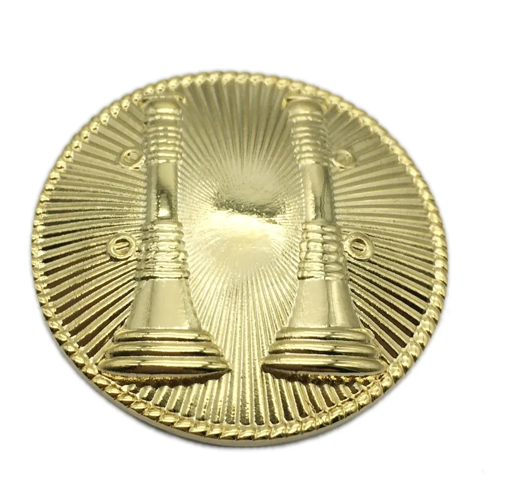 Promotional Customized Gold Finish Badges Lapel Pin for Souvenirin