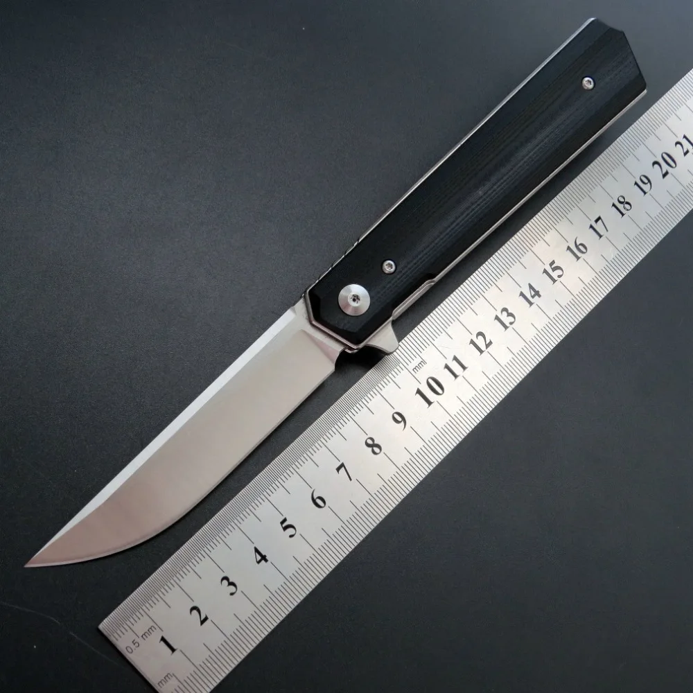 Высокое качество EF56 карманный складной нож 9Cr18Mov стальное лезвие G10 Ручка