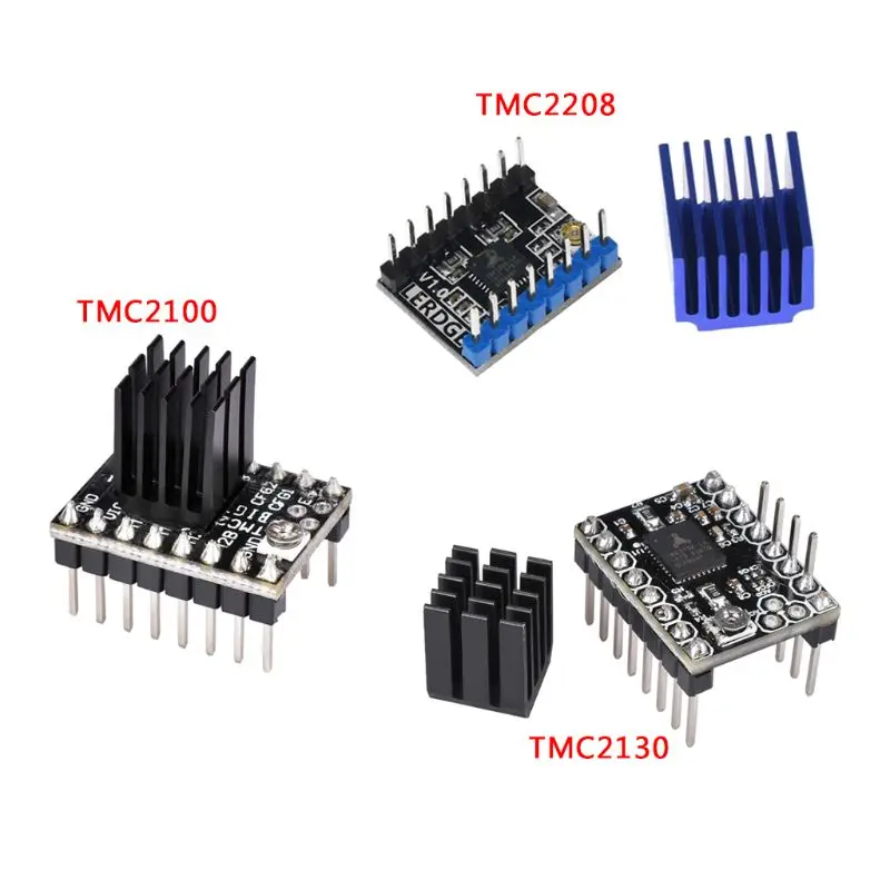 TMC2100 V1.3 TMC2130 TMC2208 шаговый двигатель StepStick бесшумный драйвер Отличная защита стабильности для 3D-принтера запчасти