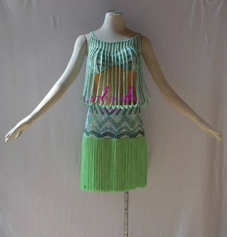 

KAKA-NL1511,Women Dance Wear,Fringe Latin Dress,Salsa Dress Tango Samba Rumba Chacha Dress,women dance dress