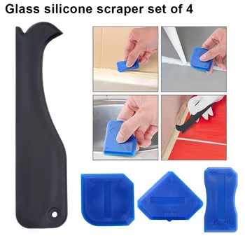 

4pcs Set Sealant Spatula Caulking Tool Kit Scraper Joint Silicone Grout Remover Handtools kit Drop AA