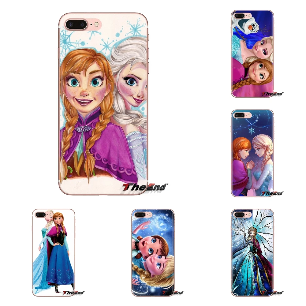 Силиконовый чехол для телефона Samsung Galaxy J1 J2 J3 J4 J5 J6 J7 J8 Plus 2018 Prime 2015 2016 2017 Anna and Elsa Disny