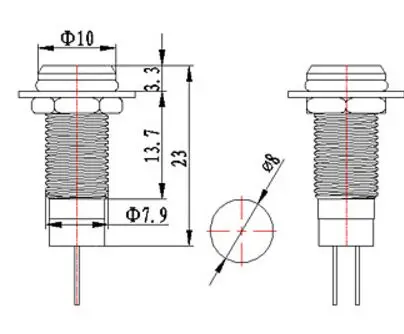 drawing of 8mm