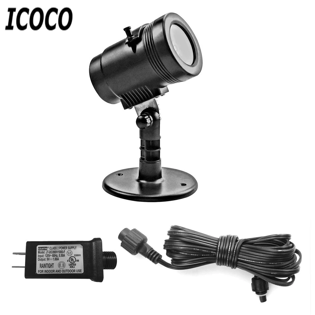 Lâmpada para Festa de Natal ao ar Luz do Gramado Icoco Filme Projetor Parede Decorativa Humor Noite Livre Indoor Casa Jardim Paisagem 1pc Led