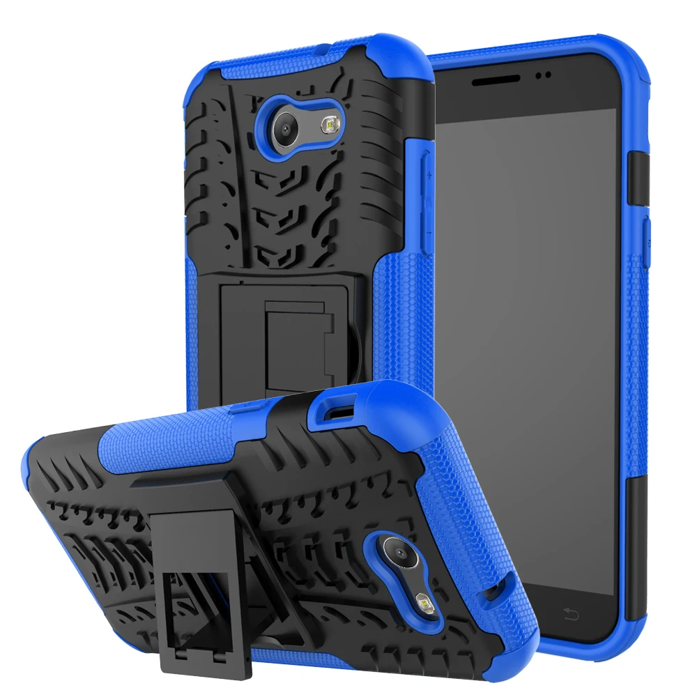 

Wheel stripe Rubber PC Gel TPU Double support Case For Samsung J3 J5 J7 2016 2017 J3 pro prime Luxury Cases Shell US version