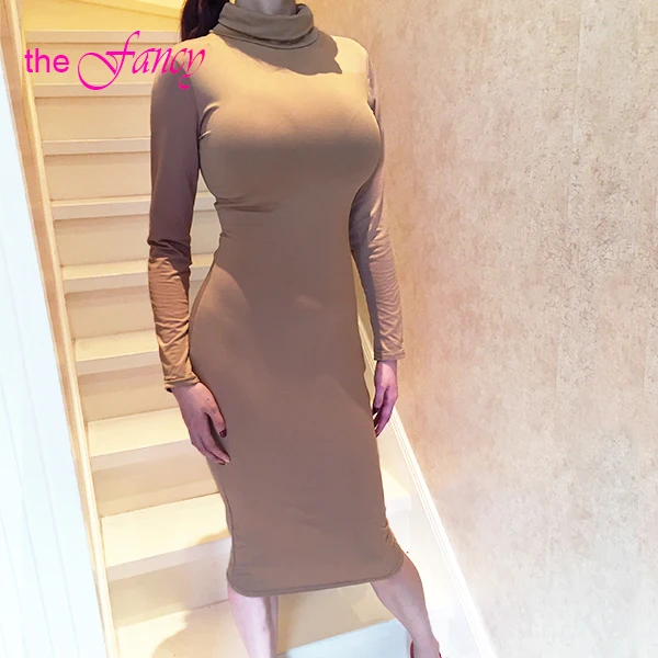 REAL PHOTO Nude White Bodycon Pencil 
