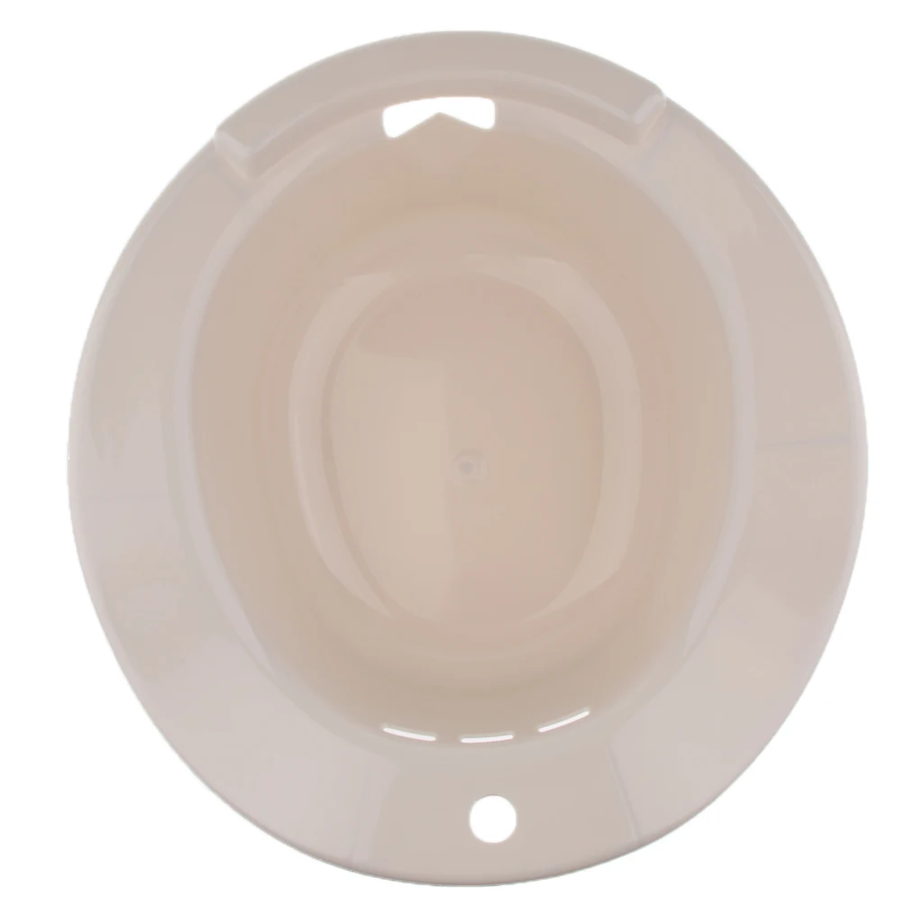Durable Non-toxic Plastic Hemorrhoids Patient Elderly Men Pregnant Women Toilet Sitz Bath Tub Hip Basin Bidet