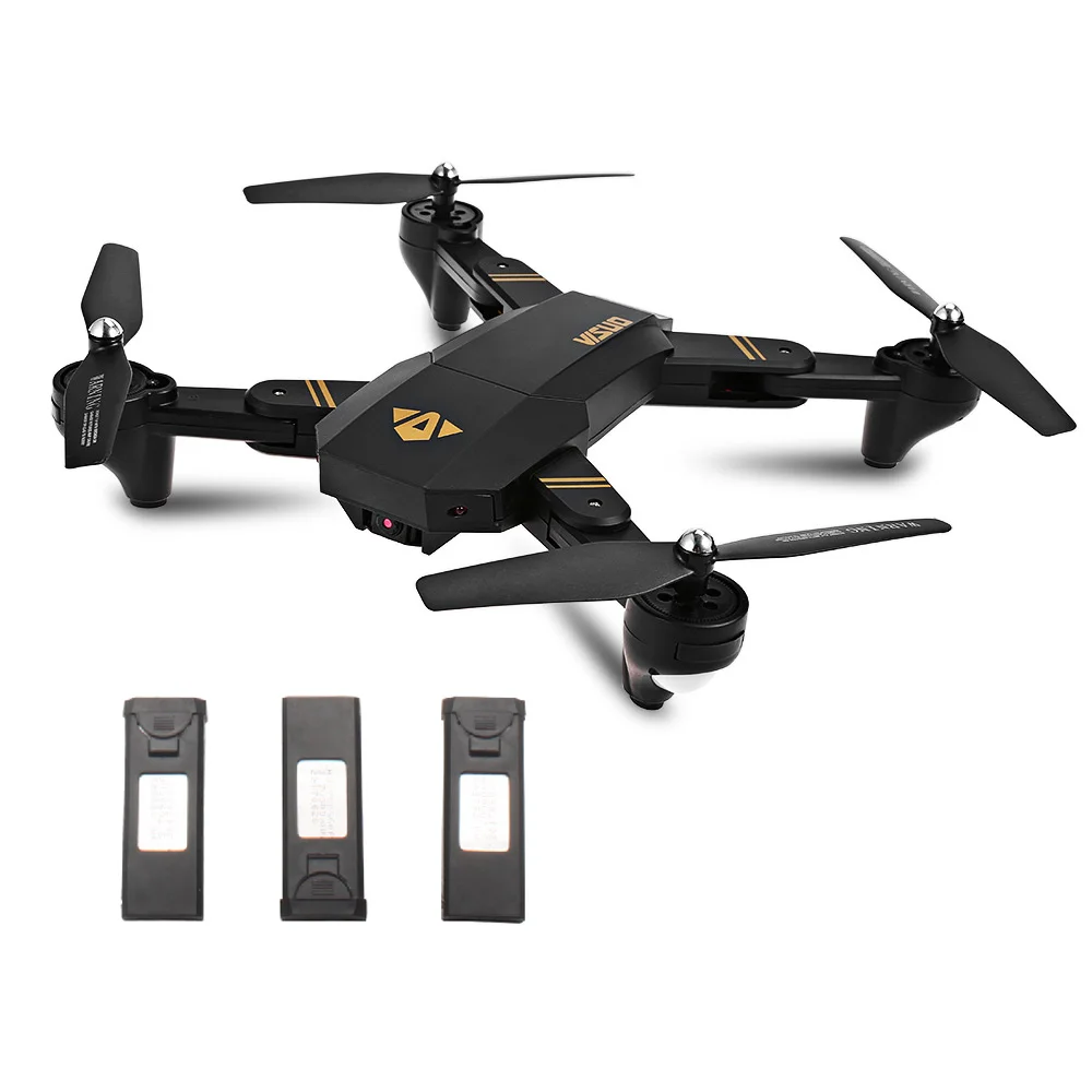 TIANQU VISUO XS809W Квадрокоптер мини складной селфи Дрон с Wi-Fi FPV 0.3MP/2MP камерой удержание высоты Радиоуправляемый Дрон