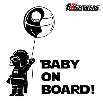 

sixsub 1pcs BABY ON BOARD stickers waterproof sunscreen 40X40CM