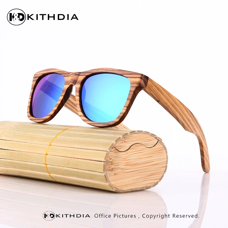 KITHDIA, деревянные солнцезащитные очки, поляризационные, для мужчин, бамбуковый чехол, для женщин, фирменный дизайн, винтажные, деревянные, солнцезащитные очки, Oculos de sol masculino