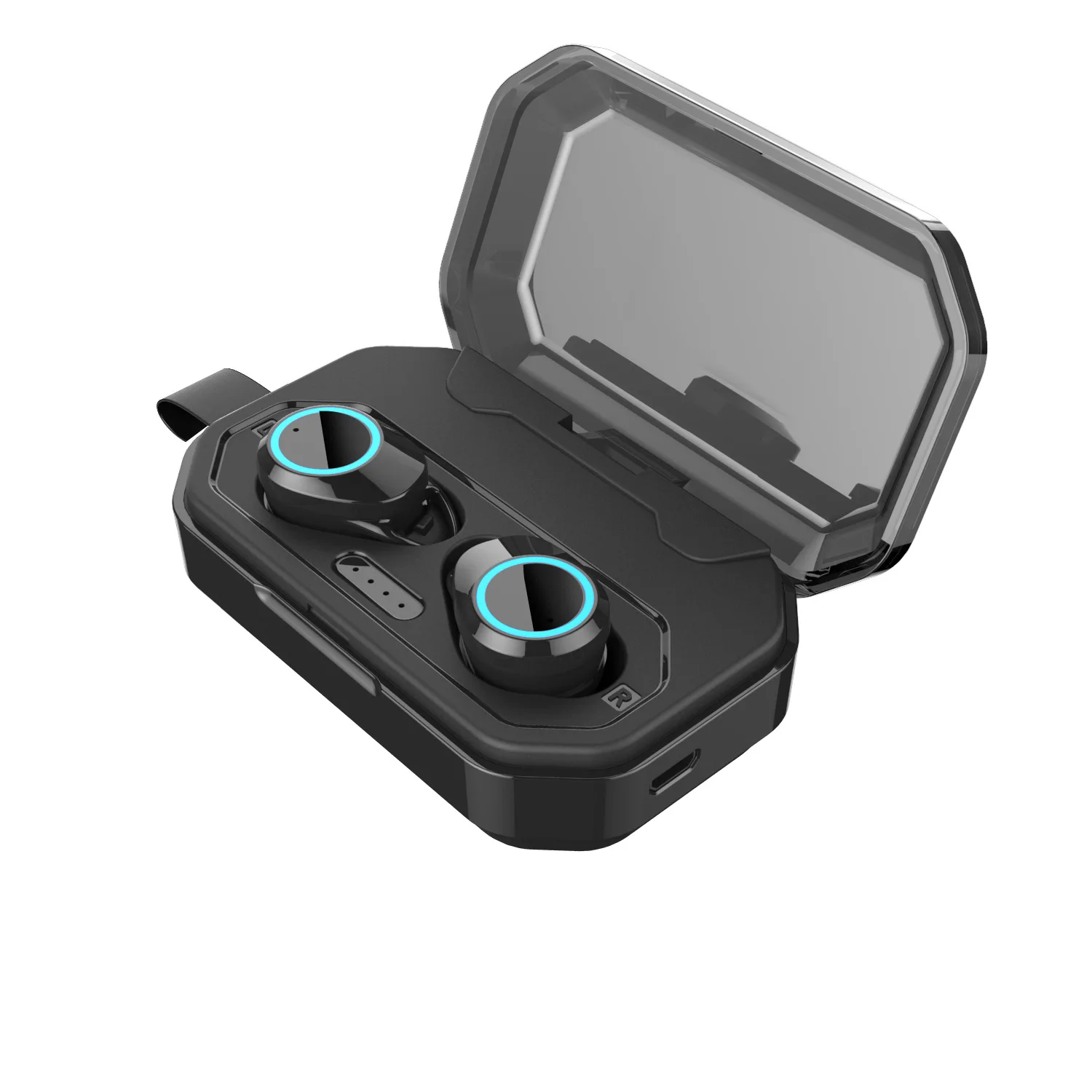 

New 3000mA IPX6 Waterproof TWS Wireless Earbuds Stereo Bluetooth 5.0 Headphone Touch Control Stereo Music Earphone with Charging