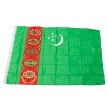 free shipping xvggdg New 90x150cm Large Turkmenistan Flag Polyester the Turkmenistan National Banner Home Decor afc asian cup 2019 japan turkmenistan