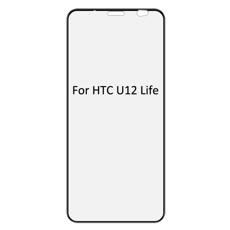 Imak Pro+ полный Экран клей крышка из закаленного Стекло для htc U12 плюс жизни 2.5D изогнутые Олеофобное U12 - Цвет: Black