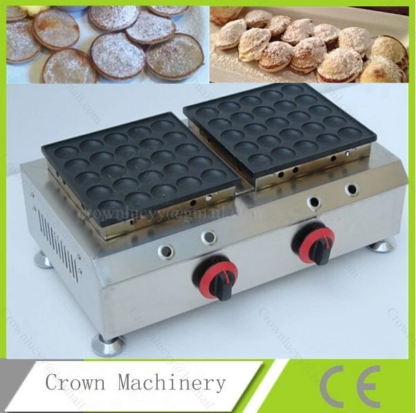 LPG Gas Dutch Pancake Poffertjes Maker Machine Baker Iron Mold Pan