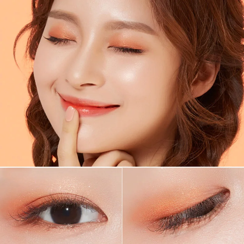 Палитра теней для век, 12 цветов, матовый блеск, стойкий, портативная косметика для женщин, OA66