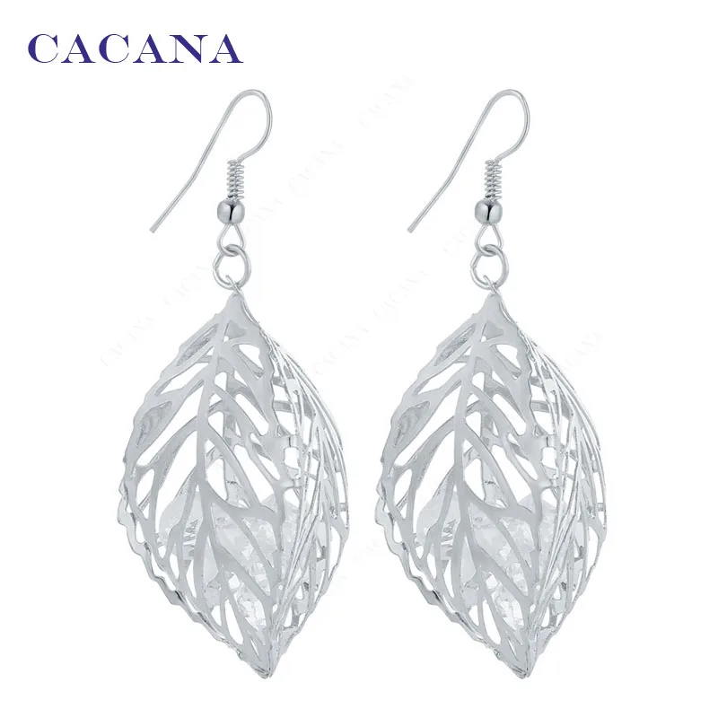 CACANA Dangle Long Earrings For Women A Basket Of CZ Bijouterie Hot Sale No.A1074 A1075