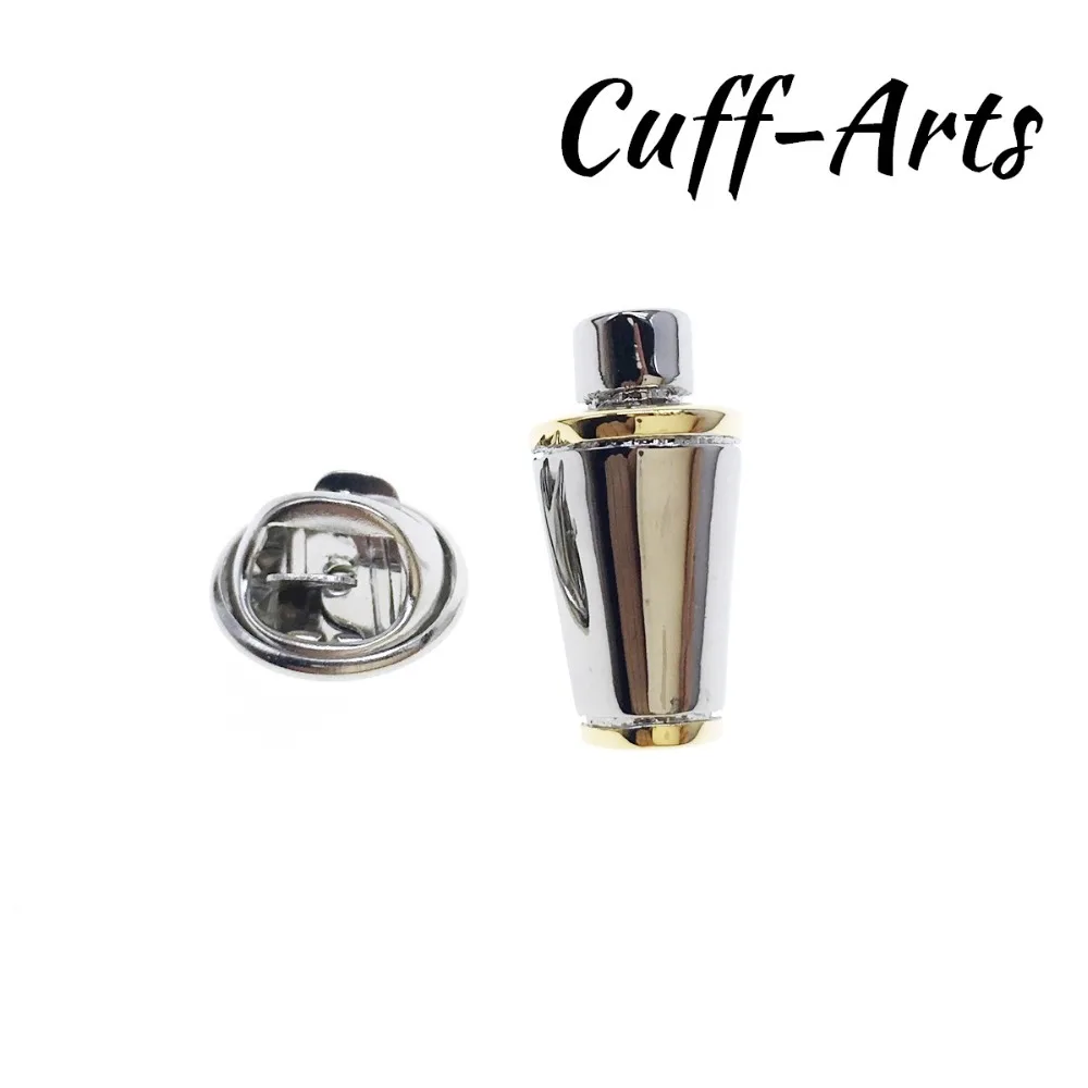 

Lapel Pin For Men Pins and Brooches Cocktail Shaker Badge Jewelry Broche Pin De La Solapa With Gift Box By Cuffarts P10224