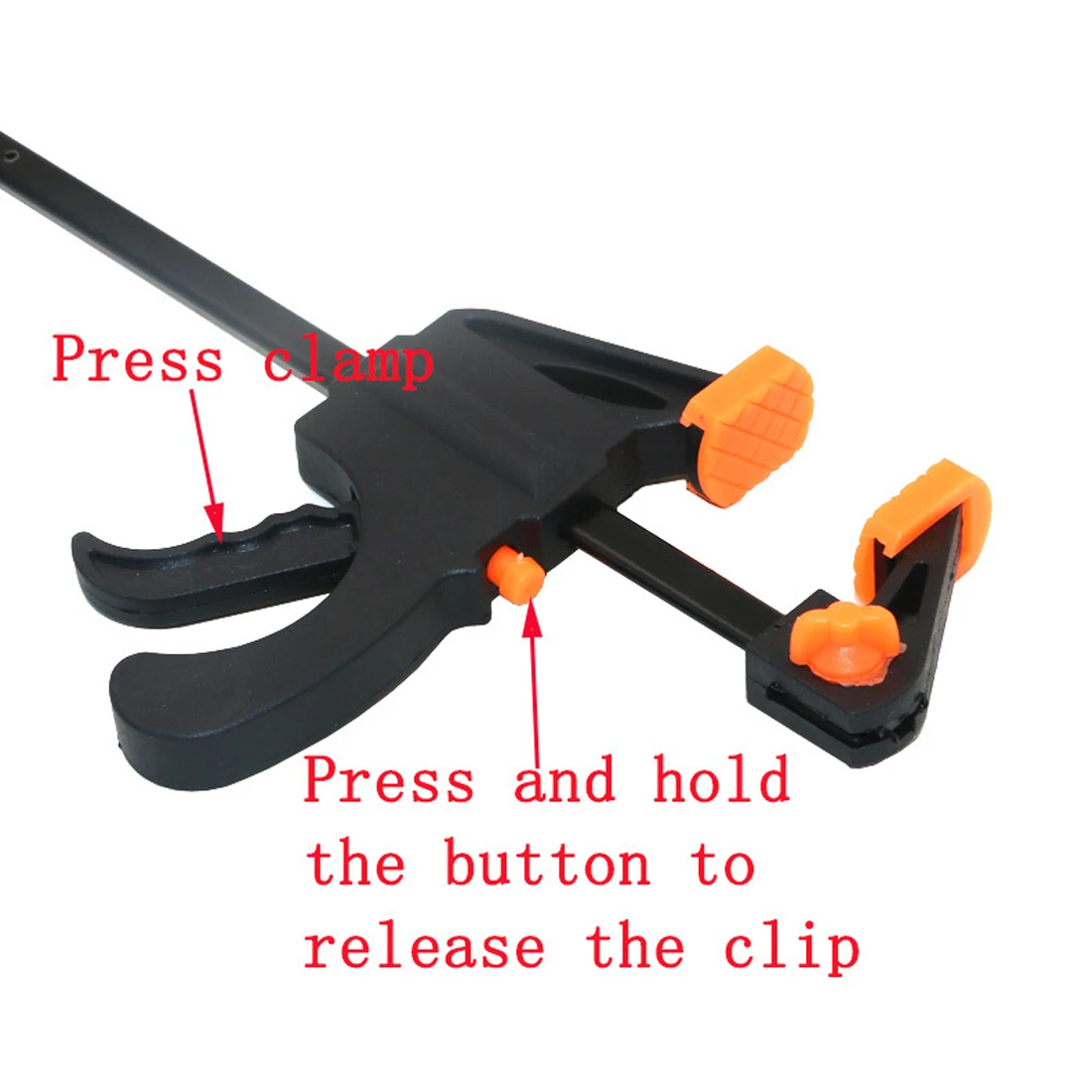 4 Inch Quick Ratchet Release Speed Squeeze Wood Working Clamp Clip Kit Spreader Gadget Tool DIY