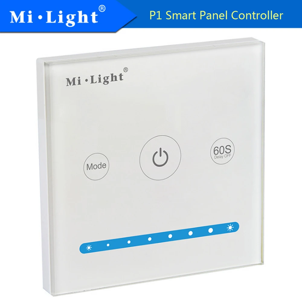 

MIlight P1 Smart Panel Controller 2.4GHz LED Bulb Controller 5A/Channel 15A 9 Color Changing Mode LED Controller DC12-24V