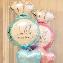 1 шт. 72*46 см алмазные круглые воздушные шары из фольги «I DO», воздушные шарики на свадьбу, день рождения, свадьба, для меня, для того, чтобы сделать предложение, игрушки для Globos