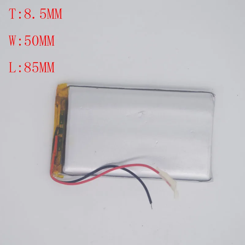 3,7 V литий-полимерный аккумулятор 855085 4500MAH Мобильный мощный планшетный компьютер DIY