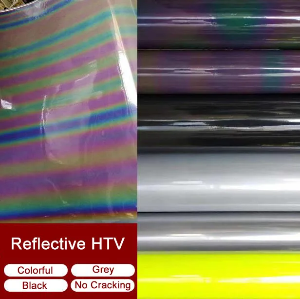1 лист 1" x 20"/25 см x 50 см светоотражающий теплообмен виниловая голограмма ПВХ пресс футболка железа на HTV печати