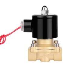 Normally Closed Brass Solenoid Valve 2W Dn25 1 Inch Electromagnetic Inlet Valve 220V