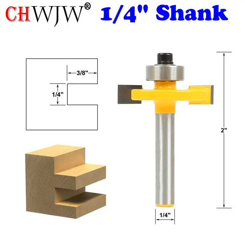 

Slotting Router Bit 1/4" Slot - 1/2" Shank - Chwjw 14181
