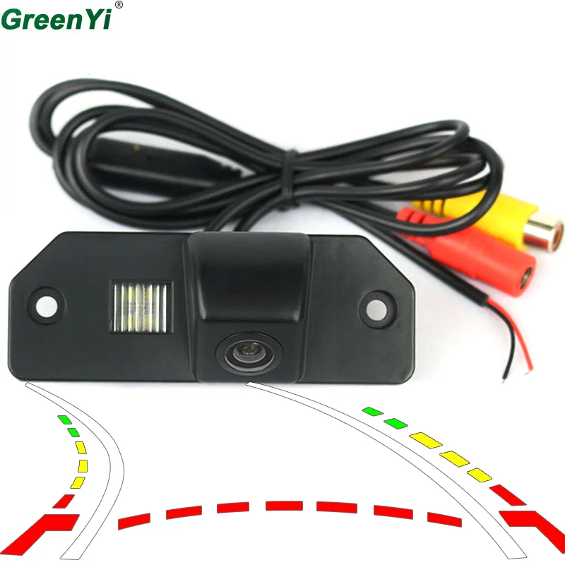 

GreenYi Dynamic track Special Car Rear View Reverse Backup Camera Rearview Reversing For Ford Focus Sedan | C-MAX | MONDEO
