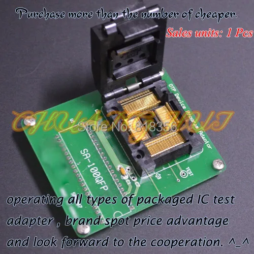 

SA-100QFP Programmer Adapter TQFP100 QFP100 LQFP100 test socket