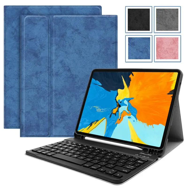 

11 inch 2018 Case Slim Shell Stand Cover with Bluetooth Keyboard For Phone iPadPro