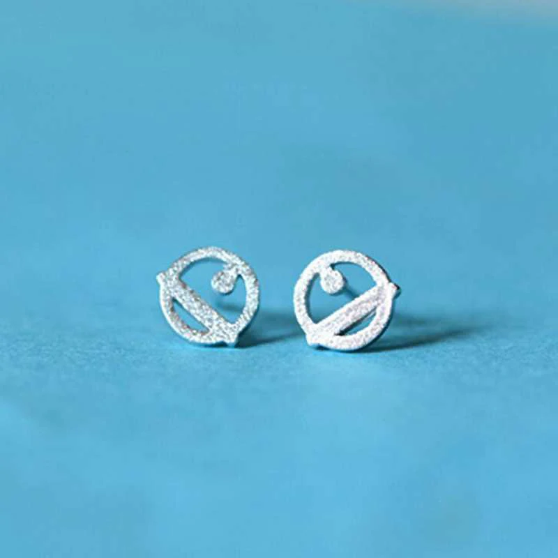 

Ruifan Promotion Wholesale Cartoon Cat Real 925 Sterling Silver Stud Earrings for Women Girls Small Earrings Jewelry YEA130