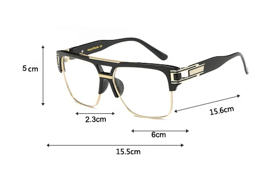 half frame eyeglasses 9000132 details (2)
