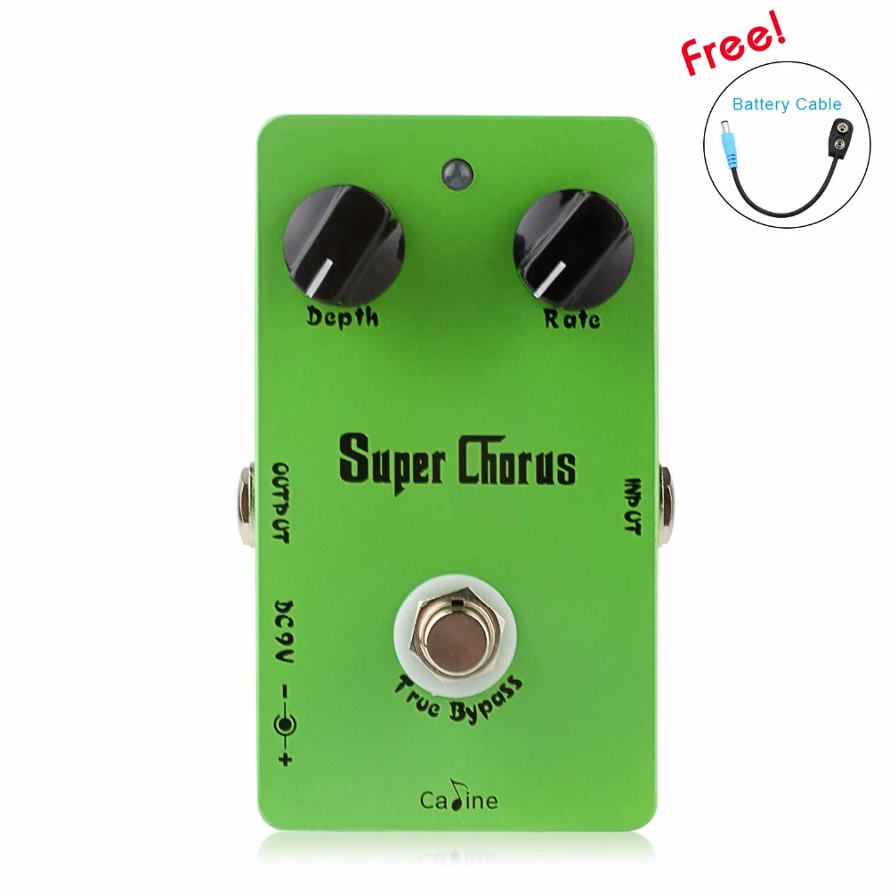 

high quality Caline CP-13 Super Chorus Ture Bypass Guitar Pedal cp13 Aluminum Alloy Housing guitar accessories Guitar Parts