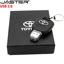 JASTER Автомобильный ключ Toyota флеш-накопитель USB 3,0 16 ГБ 32 ГБ 64 Гб персональный накопитель USB карта памяти Оригинальное хранение подарочной коробки устройство