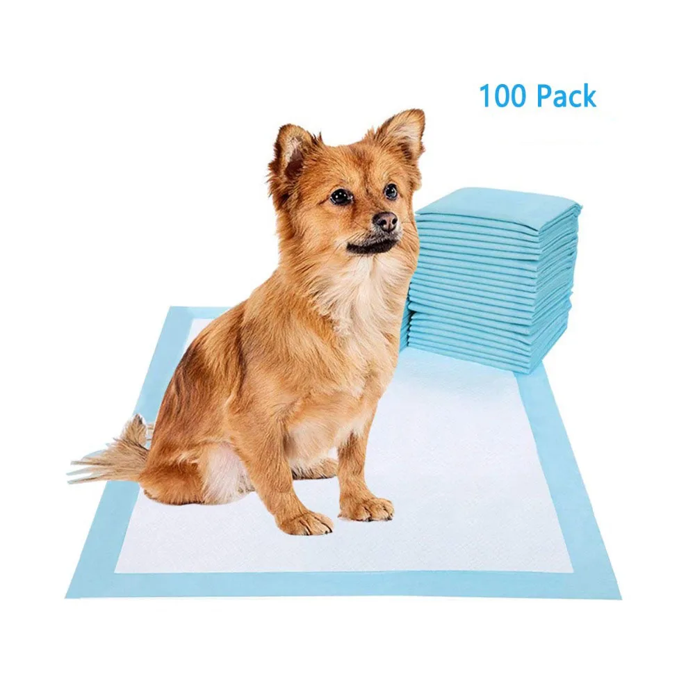 

33*45cm 100pcs /lot Super Absorbent Pet Diaper Dog Training Pee Pads Healthy Clean Wet Mat For Dog Cats