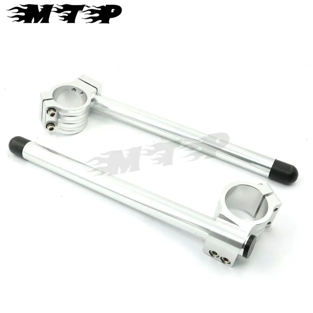 CNC 51mm Clip-On Handlebars Racing For 2009 2010 2011 2012 2013 Aprilia RSV4//R