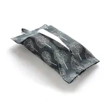 Портативный Висит Сумочка для салфеток цветочным узором льна бумажное полотенце, винтажная сумка домашний настенный подвесной для хранения держатель бумажная упаковка