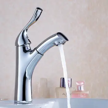 

Direct Manufacturer Pull Out Withdraw Bathroom Basin kitchen Sink Mixer water Tap hot and cold water mixer tap 9055