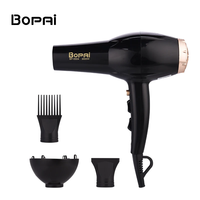 

BOPAI 3000W Salon Hair Dryer Electric Professional Hairdryer For Hairdresser Blow Dryer Hair Styling Tool Hair Dryer Nozzle
