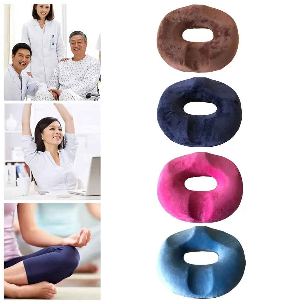 

Crystal Velvet Slow Rebound Memory Foam Seat Cushion For Chair Car Office Home Bottom Seats Soft Breathable Hollow Cushion