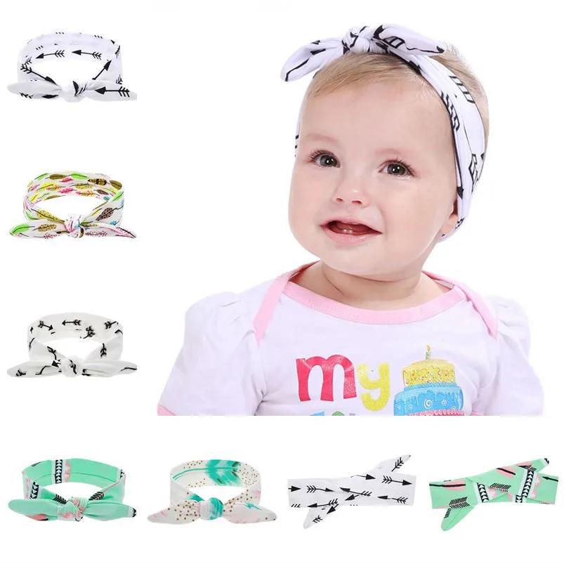 Naturalwell Baby Girls Dots Turban Child Knot Rabbit Ear Hairband Kids Headband Headwrap Newborn Hair Accessories HB525S | Детская